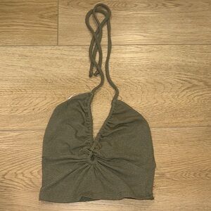 Paper Moon Olive Top